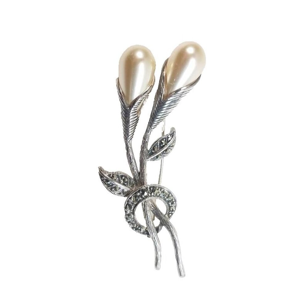 Sterling Silver Calla Lily Pin